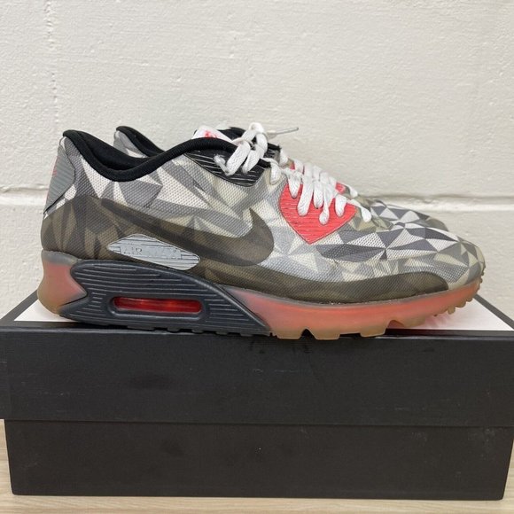 Nike Air Max 90 Ice Dark Grey Men’s Size 11 Black Infrared 631748-006 Size 13 - Picture 1 of 12